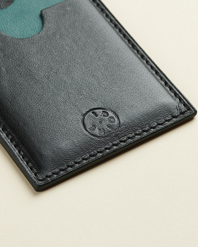 Porte-cartes bicolore Arabica