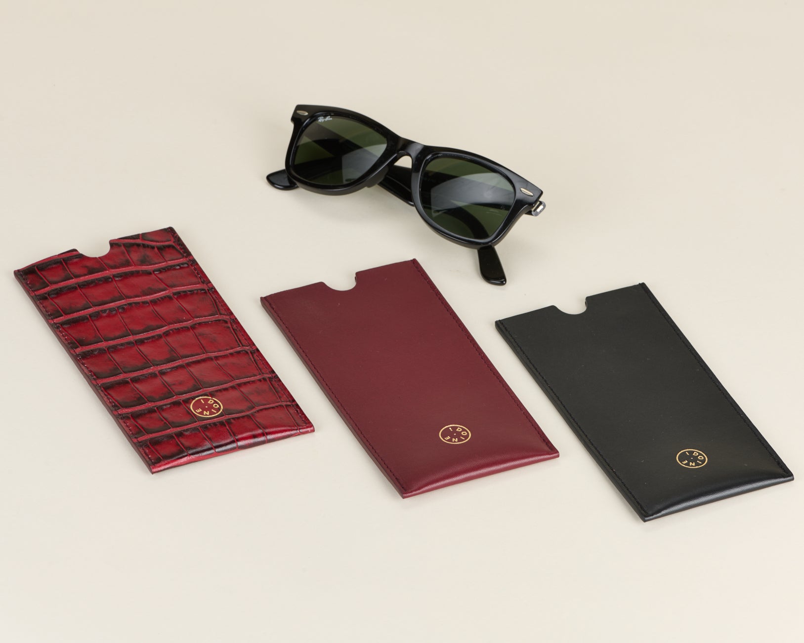 Etui à lunettes Lie de vin