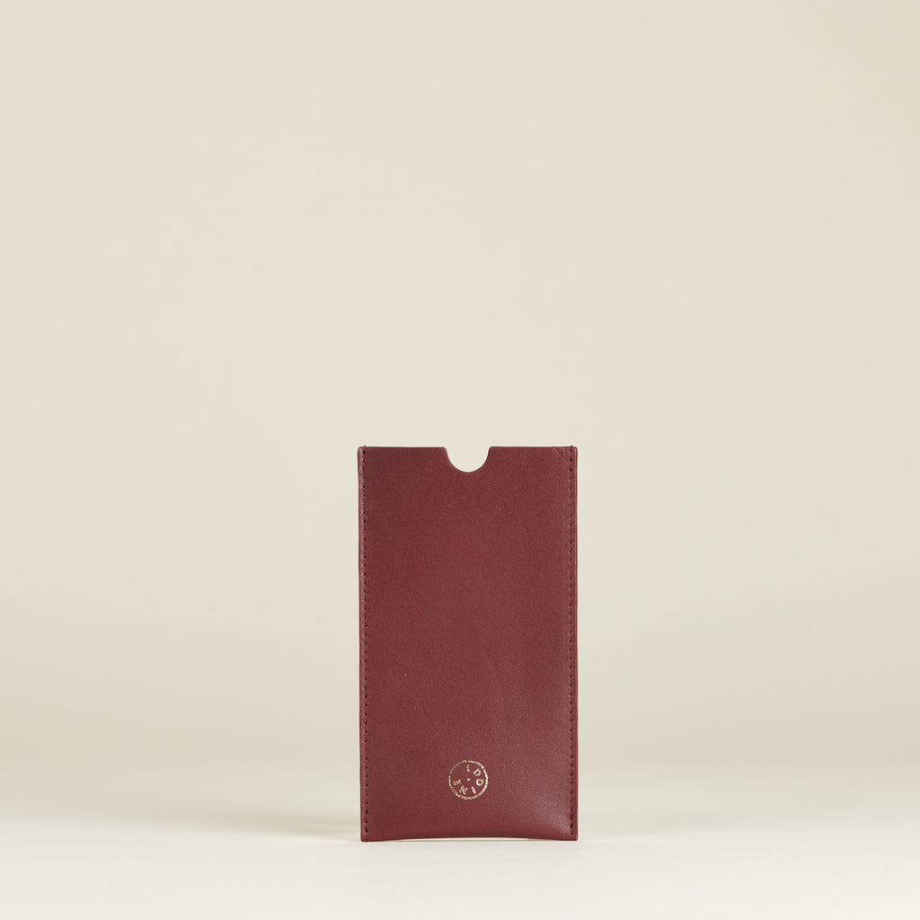 Etui à lunettes Lie de vin