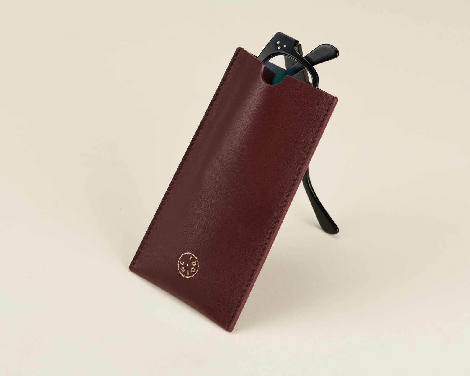 Etui à lunettes Lie de vin