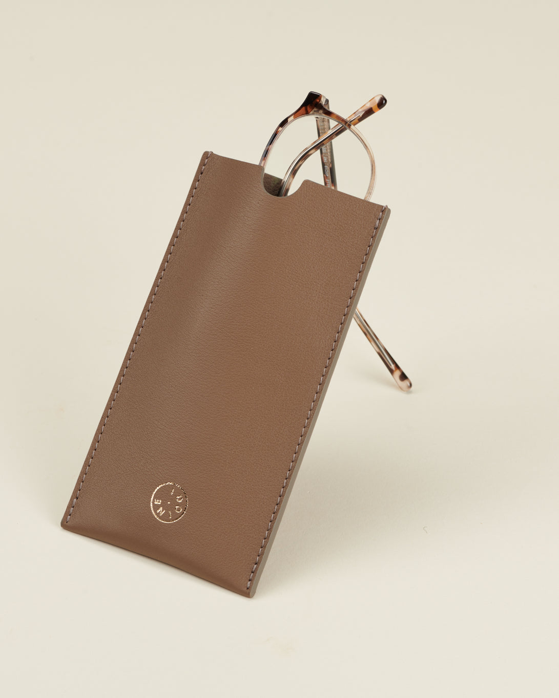 Etui à lunettes Taupe