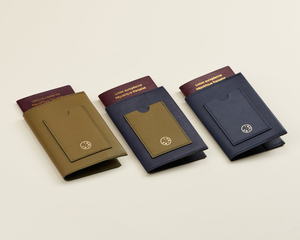 Porte-passeport Kaki