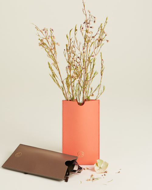 Etui à lunettes Corail