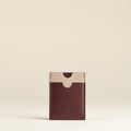 Porte-cartes Lie de vin Taupe